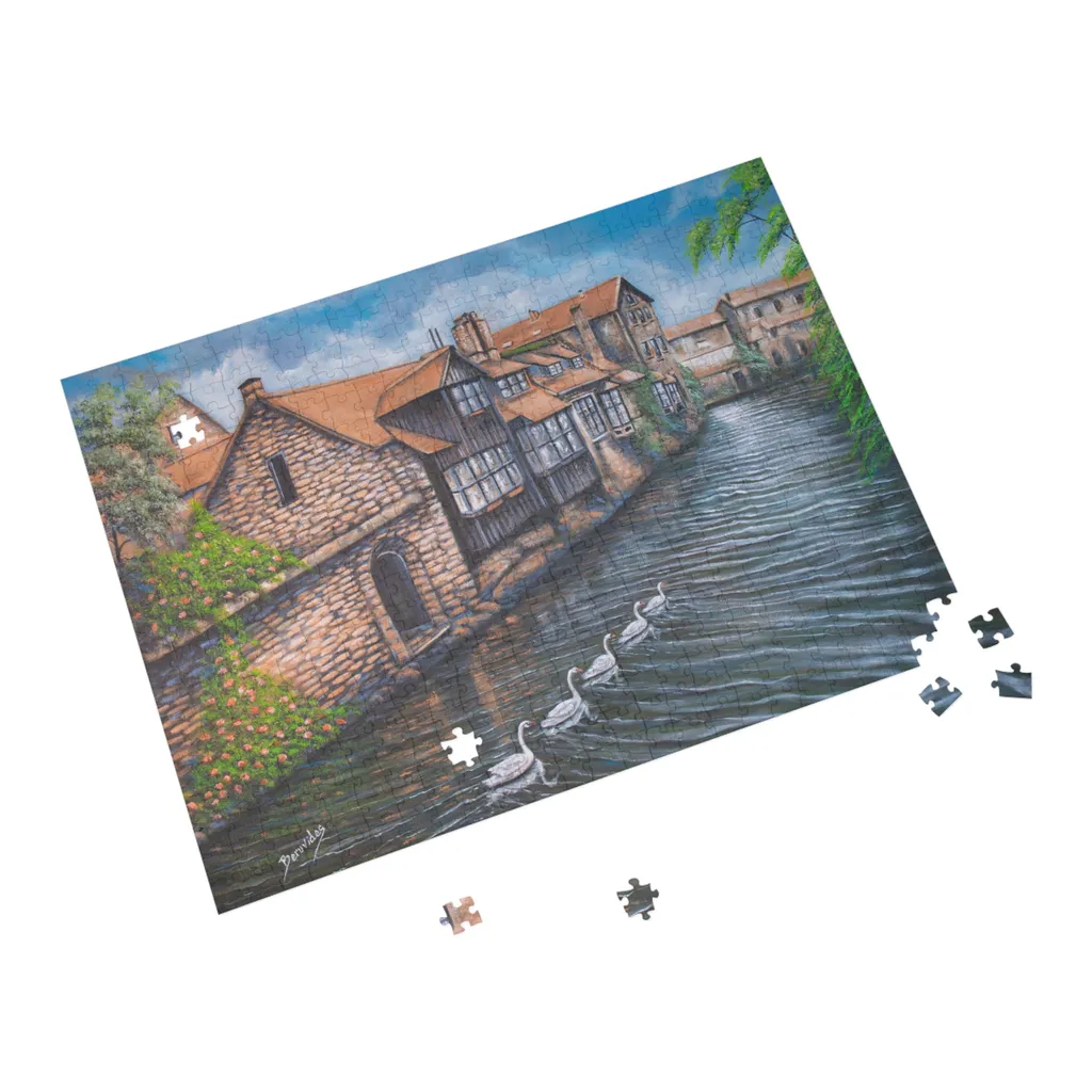 Rompecabezas - Canal de Brujas (500 piezas) - Imagen 3