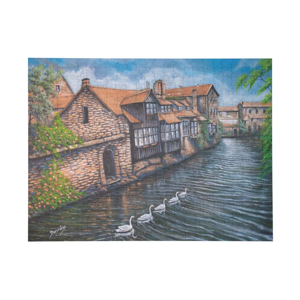 Rompecabezas - Canal de Brujas (500 piezas) - Imagen 4